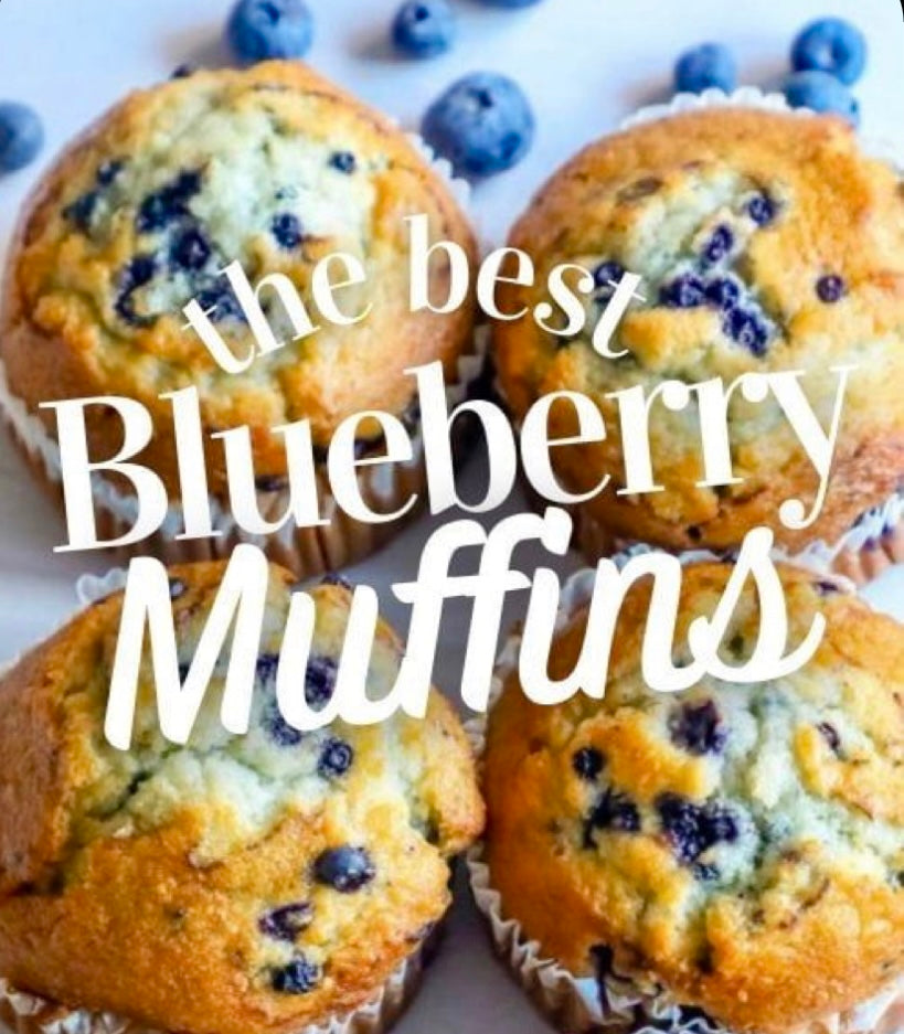 Best Easy Blueberry Muffins Recipe - Sweet Cs Designs