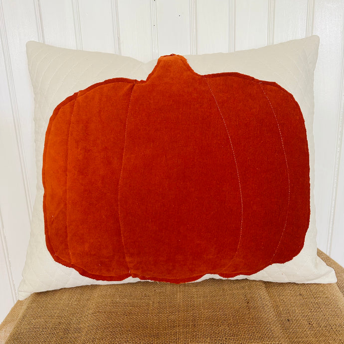 Velveteen Burnt Orange Pumpkin
