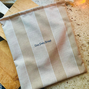 Our Daily Bread- Linen Bread Bag