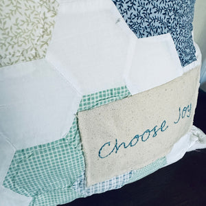 Choose Joy Quilt Pillow