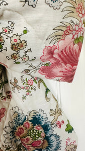October Heirloom Bow- Waverly Floral Toile