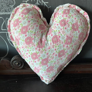 Quilt Heart Pillow