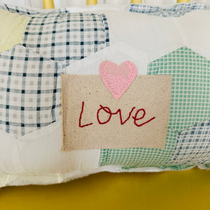 Love Quilt Pillow