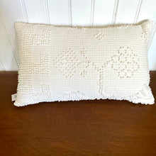 White Chenille Pillow