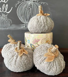Gray Sherpa Pumpkin