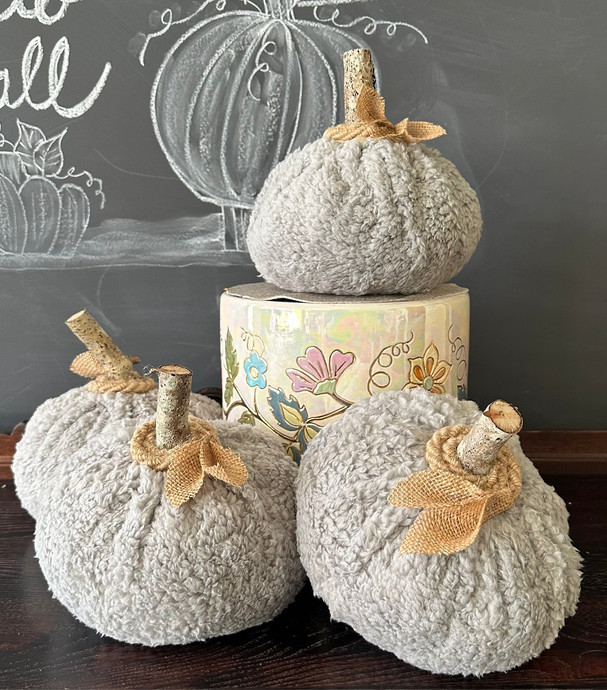 Gray Sherpa Pumpkin
