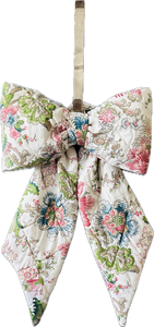 October Heirloom Bow- Waverly Floral Toile