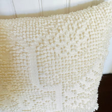 White Chenille Pillow