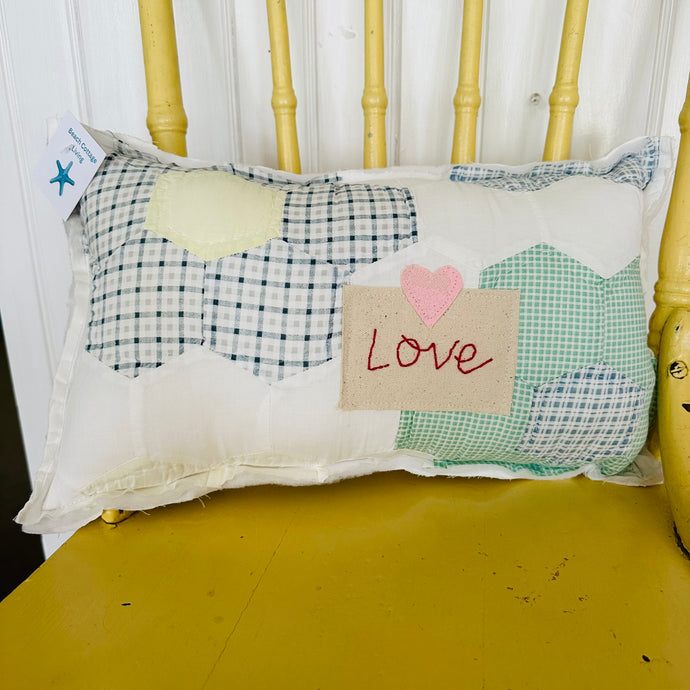 Love Quilt Pillow