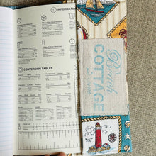 Vintage Lighthouse Fabric Notebook