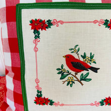 “Birds of Christmas” 1992 Fabric pillow