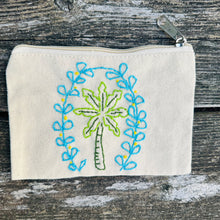 Miami Palm Zippered Pouch