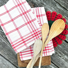 Red and White Check Kitchen Towels
