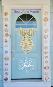 June Heirloom Bow- Ocean Waves