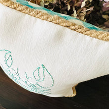 Aqua Embroidered Lobster