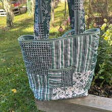 Sage “quilt” Tote