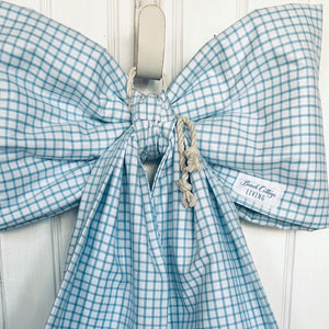 February Heirloom Bow- “Sailor Check”