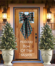 Holiday  Heirloom Bow- green plaid