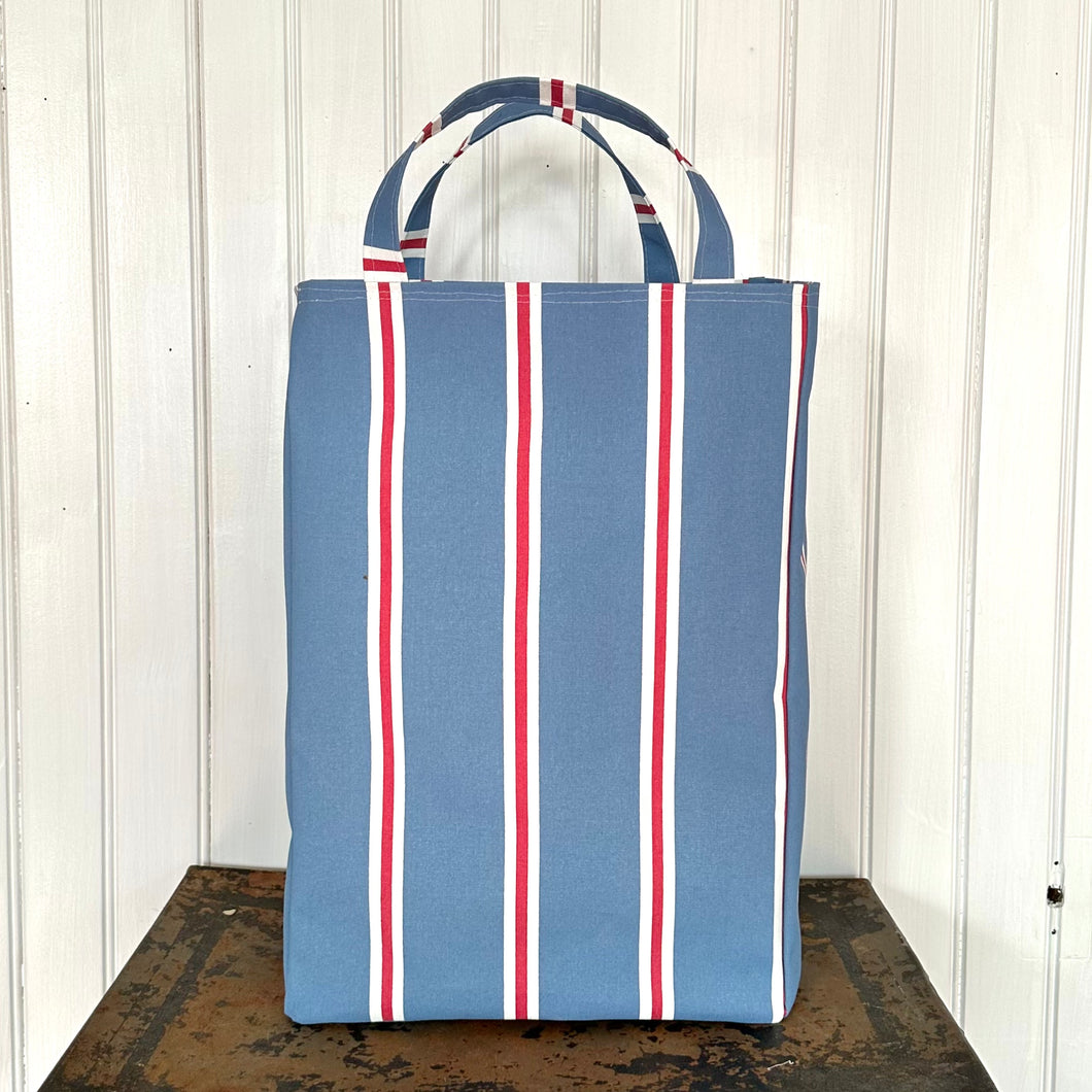 Awning Stripe Grocery Totes