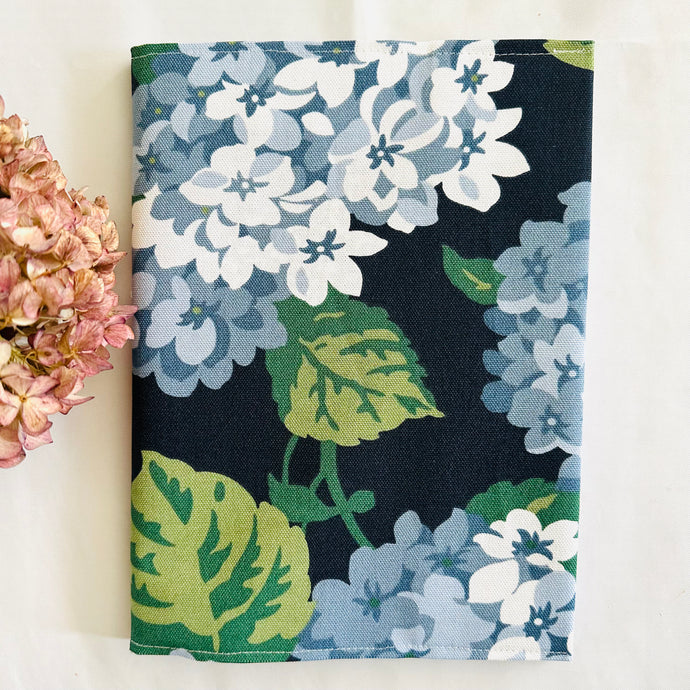 Navy Hydrangea Notebook