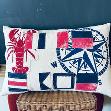 THE CAPE- Nautical Flag/Lobster and Compass Rose
