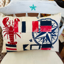 THE CAPE- Nautical Flag/Lobster and Compass Rose