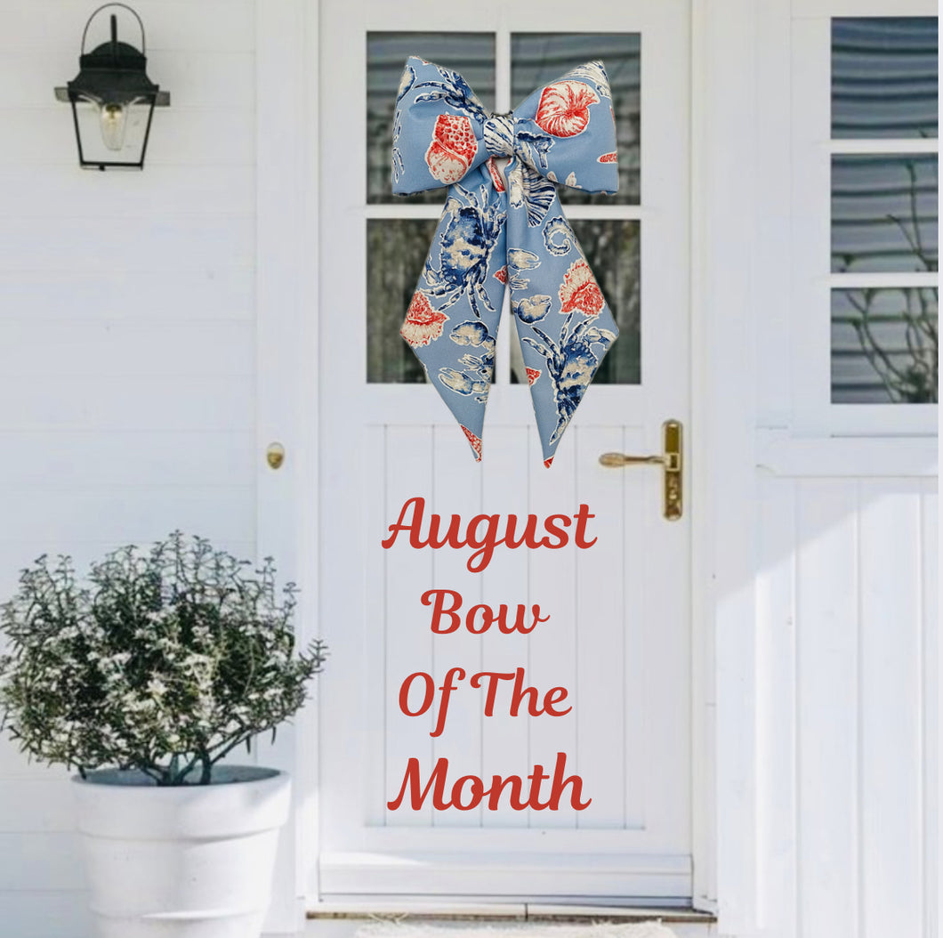 August Heirloom Bow- Sea  Life