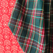 Holiday  Heirloom Bow- green plaid