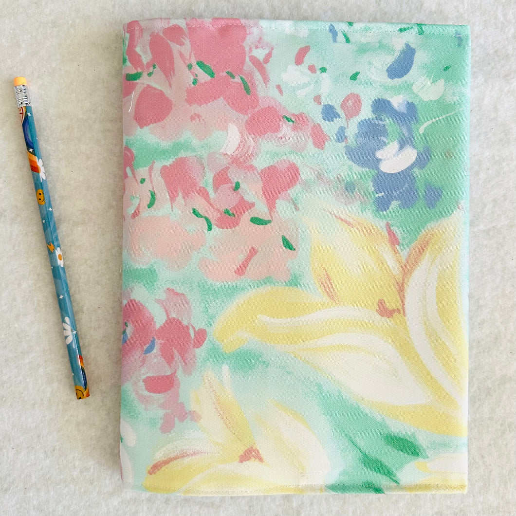 Fabric Covered Composition Notebook