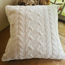 Sweater and Madras Pillow