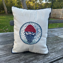 Sea Captain Embroidered Pillow