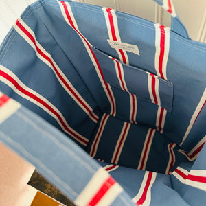 Awning Stripe Grocery Totes