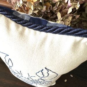 Blue Embroidered Lobster