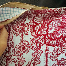 Floral Zippered Pouch