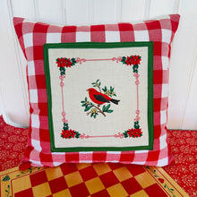 “Birds of Christmas” 1992 Fabric pillow