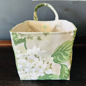 Hydrangea Fabric Baskets