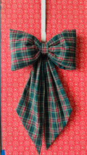 Holiday  Heirloom Bow- green plaid
