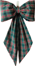 Holiday  Heirloom Bow- green plaid