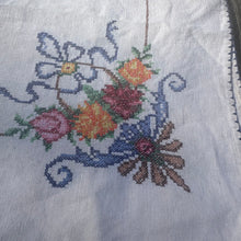 cross stitch tablecloth